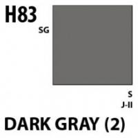 Краска акриловая Mr.Hobby Dark Gray 2 (темно-серый 2), полуглянцевая, 10 мл (H83)