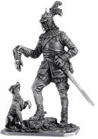  Германский кавалерист с собакой, 16в. (M127)