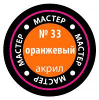 Краска №33 Оранжевый (МАКР-33)