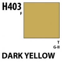 Краска акриловая Mr_Hobby Dark Yellow _темно-желтый__ матовая_ 10 мл _H403_