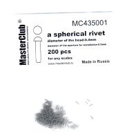 Сферические заклепки_ 200шт__ шляпка 0_4мм_ диам_посад_отв_ 0_3мм _MC435001_