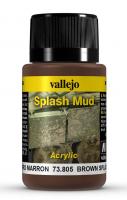 Эффект Brown Splash Mud (коричневые брызги грязи), акрил, 40мл. (73805)