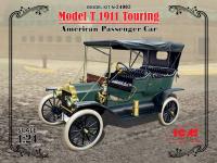 1/24 Model T 1911 Touring, американский пассажирский автомобиль (ICM, 24002)