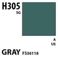 Краска акриловая Mr_Hobby Gray FS36118 _серый__ полуглянцевая_ 10 мл _H305_