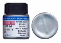 Краска Gloss Silver (глянцевая серебряная), 22мл (LC74)