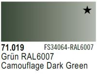 Краска Cam. Dark Green (темно-зеленый камуфляжный), акрил, 17 мл (71019)