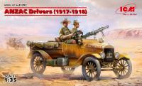 1/35 Фигуры, Водители АНЗАК (1917-1918 г.) (ICM, 35707)