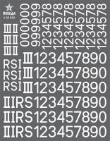 Декали Номера БТ Германии_ вариант 4_ высота 7_56/9_36мм _Победа_ V35033_