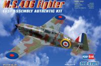 1/72 Самолёт MS 406 Fighter _HobbyBoss_ 80235_