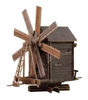 1/87 Мельница ветряная о_ Кижи_ сборная модель из картона_ размер модели 11х13х15 см _УБ_ 181_