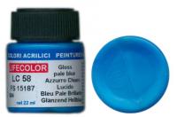 Краска Gloss pale blue 22 мл (LC58)