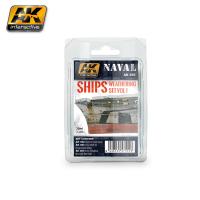 Ships Weathering Set Vol_1 _везеринг кораблей_ набор _1__ эмаль_ 3х35мл _AK555_