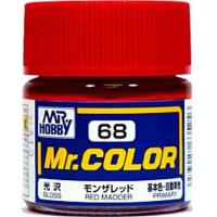 Краска акриловая Mr_Hobby Red Madder _красная марена__ глянцевая_ 10 мл _C68_