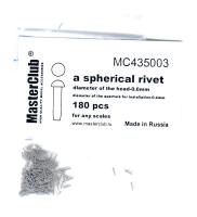 Сферические заклепки_ 180шт__ шляпка 0_6мм_ диам_посад_отв_ 0_4мм _MC435003_
