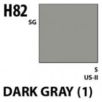 Краска акриловая Mr.Hobby Dark Gray (темно-серый), полуглянцевая, 10 мл (H82)
