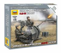 1/72 Немецкое 20-мм зенитное орудие FLAK-38 с расчетом _Звезда_ 6117_