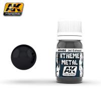 Краска Xtreme Metal Jet Exhaust (выхлопные патрубки), эмаль, 30мл (AK486)