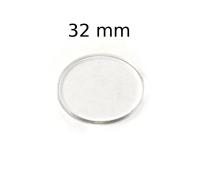 Подставка под миниатюру 32мм_ прозрачная_ пластик _transp02_