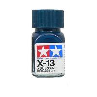 X-13 Эмаль Metallic Blue _синий металлик__ глянец_ 10мл _Tamiya_ 80013_