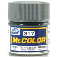 Краска акриловая Mr.Hobby Gray FS36231 (серый), матовая, 10 мл (C317)