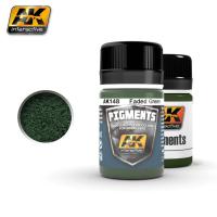 Пигмент AK Faded Green _выцветший зеленый__ 35мл _AK148_