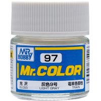 Краска акриловая Mr_Hobby Light Gray _светло-серая__ глянцевая_ 10 мл _C97_