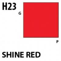 Краска акриловая Mr.Hobby Shine Red (сверкающий красный), глянцевая, 10 мл (H23)