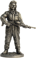 Танкист_ стрелок-радист с пулемётом ДТ_ 1943-45 гг_ СССР _WW2-13_