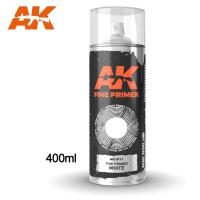 Грунтовка AK Fine Primer, белая, 2 распылителя в комплекте, 400мл (AK1011)