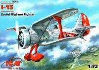 1/72 Самолет И-15 Советский истребитель-биплан _ICM_ 72062_