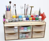 Рабочая станция _2 c шестью ящиками_ WorkStation _2_ Набор для сборки _WINmodels_ WIM-WS-002_