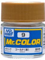 Краска акриловая Mr_Hobby Gold _золото__ металлик_ 10 мл _С9_