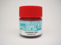 Краска акриловая Mr_Hobby CARMINE RED _Карминовый красный__ матовая_ 10 мл _H467_