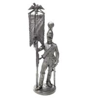 Эстандарт-юнкер Кавалерг_ плк_ со штандартом_ Россия_ 1805-08 гг _EkCastings_ NAP-68_