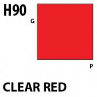 Краска акриловая Mr.Hobby Clear Red (прозрачный серый), глянцевая, 10 мл (H90)