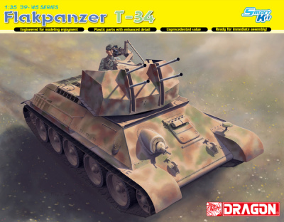 1/35 Flakpanzer T-34_ Smart Kit _Dragon_ 6599_