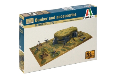 1/72 Диорама Бункер + дополнения_ 2МВ _6070_