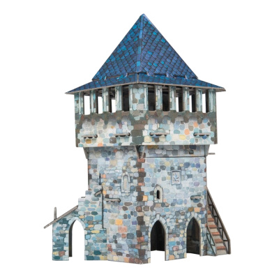 _Верхняя башня__ сборная модель из картона _УБ_ 242_