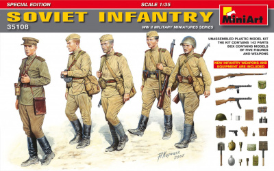 1/35 СОВЕТСКАЯ ПЕХОТА_ СПЕЦИАЛЬНОЕ ИЗДАНИЕ _MiniArt_ 35108_