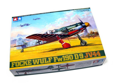 1/48 Самолет Focke-Wulf Fw190 D-9 JV44 _2 вар_кабины_ 2 фигуры_ _Tamiya_ 61081_
