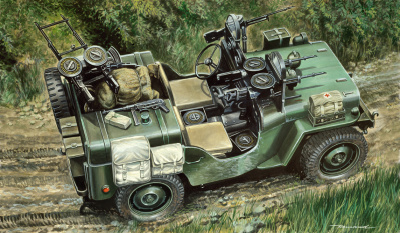 1/35 Автомобиль COMMANDO CAR _Italeri_ 0320_