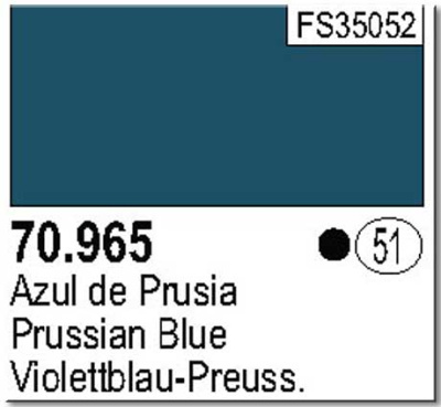 Краска Model Color_ Prussian Blue_ 17 мл _Vallejo_ 70965_