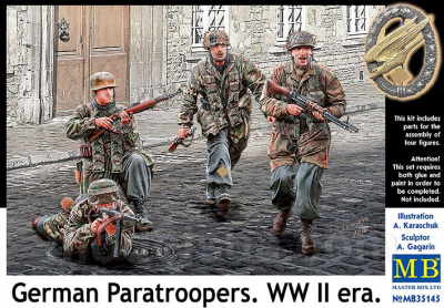 1/35 Немецкие парашютисты_ WWII _35145_