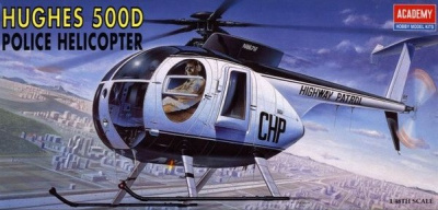 1/48 Вертолет Hughes 500D Police Helicopter _12249_