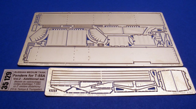 1/35 Надгусеничные полки танка Т-55_ для Tamiya или Trumpeter _ABER_ 35129_