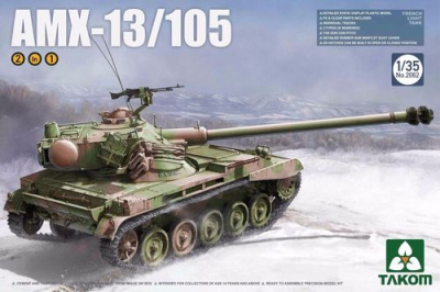 1/35 French Light Tank AMX-13/105 2 in 1 _Takom_ 2062_