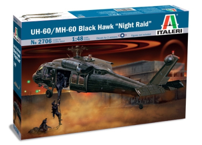 1/48 Вертолет  UH-60/MH-60  BLACK HAWK _NIGHT RAID_ _Italeri_ 2706_