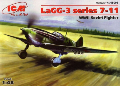 1/48 ЛаГГ-3_ серия  7-11_ совесткий истребитель ІІ МВ _ICM_ 48093_