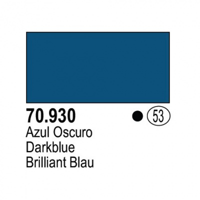 Краска Model Color, Dark Blue, 17 мл (70930)