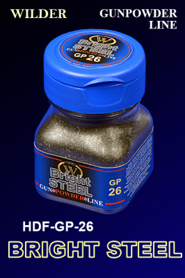 Пигмент Wilder, блестящая сталь, 50 мл (HDF-GP-26)